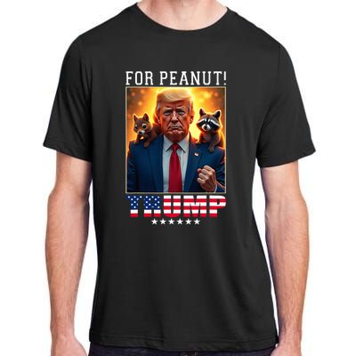 Vote Trump For Peanut The Squirrel Trump 2024 Election Adult ChromaSoft Performance T-Shirt