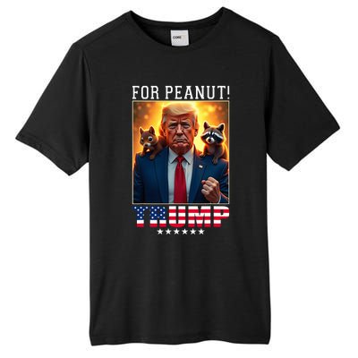 Vote Trump For Peanut The Squirrel Trump 2024 Election Tall Fusion ChromaSoft Performance T-Shirt