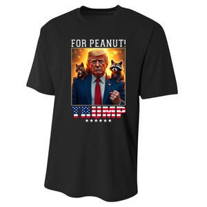 Vote Trump For Peanut The Squirrel Trump 2024 Election Performance Sprint T-Shirt