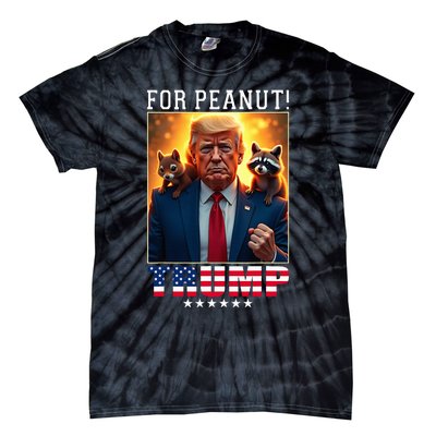 Vote Trump For Peanut The Squirrel Trump 2024 Election Tie-Dye T-Shirt