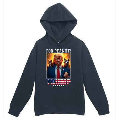 Vote Trump For Peanut The Squirrel Trump 2024 Election Urban Pullover Hoodie