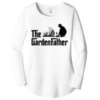 Vintage The Gardenfather Best Gardening Father Gift Women's Perfect Tri Tunic Long Sleeve Shirt