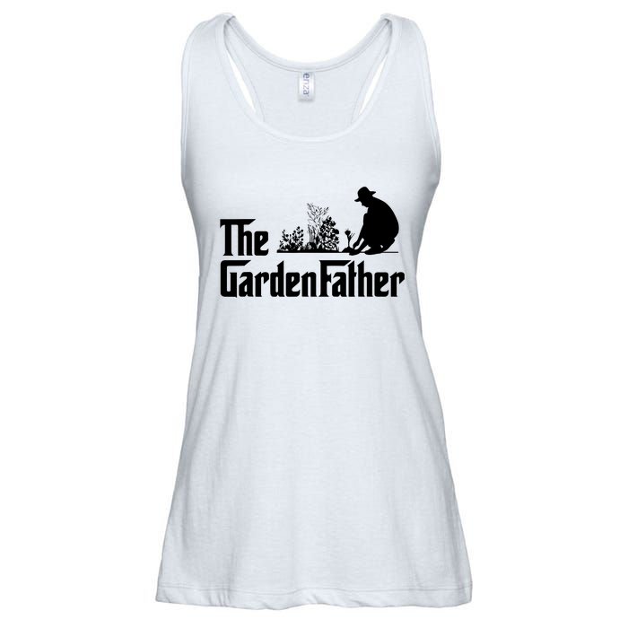 Vintage The Gardenfather Best Gardening Father Gift Ladies Essential Flowy Tank