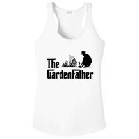 Vintage The Gardenfather Best Gardening Father Gift Ladies PosiCharge Competitor Racerback Tank