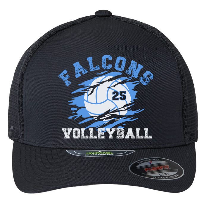 Volleyball Team Gift Flexfit Unipanel Trucker Cap