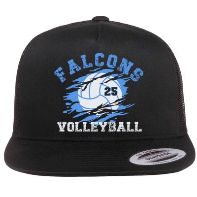 Volleyball Team Gift Flat Bill Trucker Hat