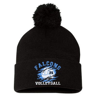 Volleyball Team Gift Pom Pom 12in Knit Beanie