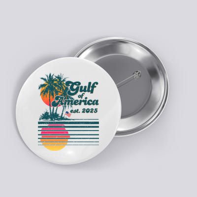 Vintage Tropical Gulf Of America Est 2025 Button