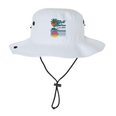 Vintage Tropical Gulf Of America Est 2025 Bucket Hat