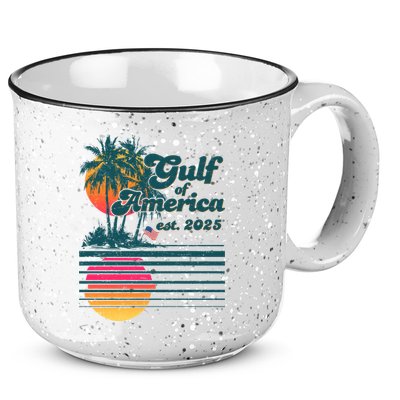 Vintage Tropical Gulf Of America Est 2025 15oz Campfire Ceramic Mug