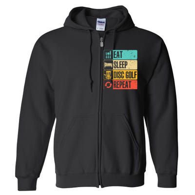 Vintage Team Golf Funny May The Course Be With You Full Zip Hoodie