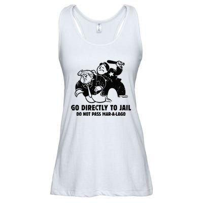 Vintage Trump Go Directly To Jail Ladies Essential Flowy Tank