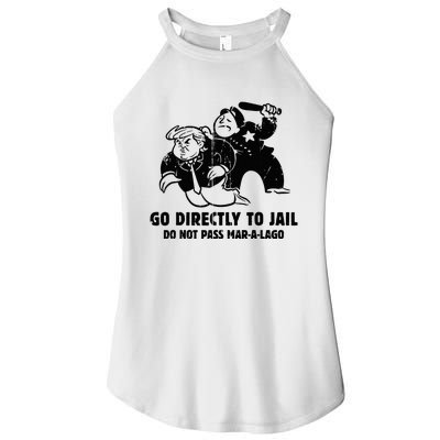 Vintage Trump Go Directly To Jail Women’s Perfect Tri Rocker Tank