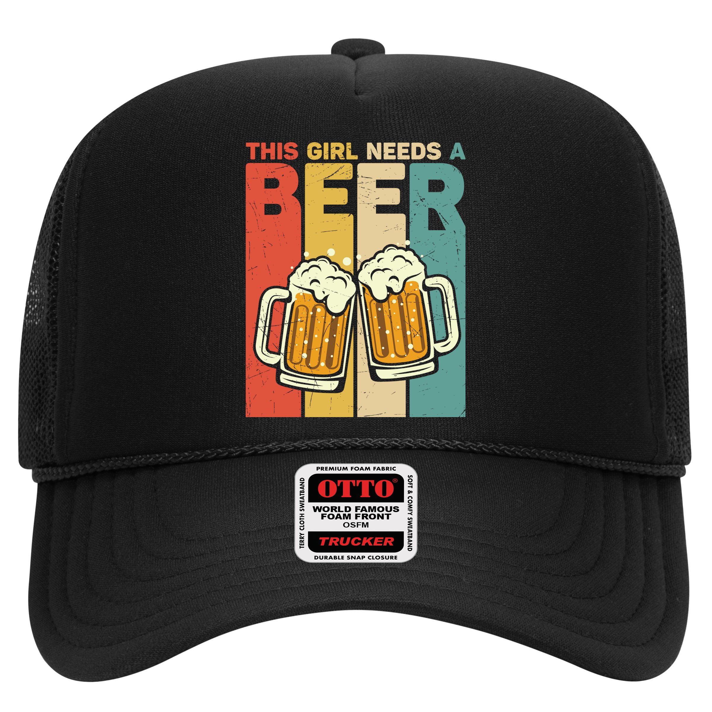 Vintage This Girl Needs A Beer Beer Lover Drinking Team Beer Gift Hat