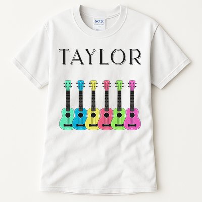 Vintage Taylor Guitar Classic Music Design Tall T-Shirt