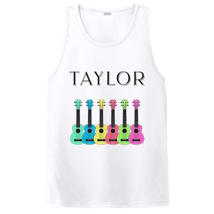 Vintage Taylor Guitar Classic Music Design PosiCharge Competitor Tank
