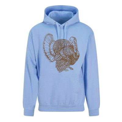 Vintage Turkey Gift Unisex Surf Hoodie