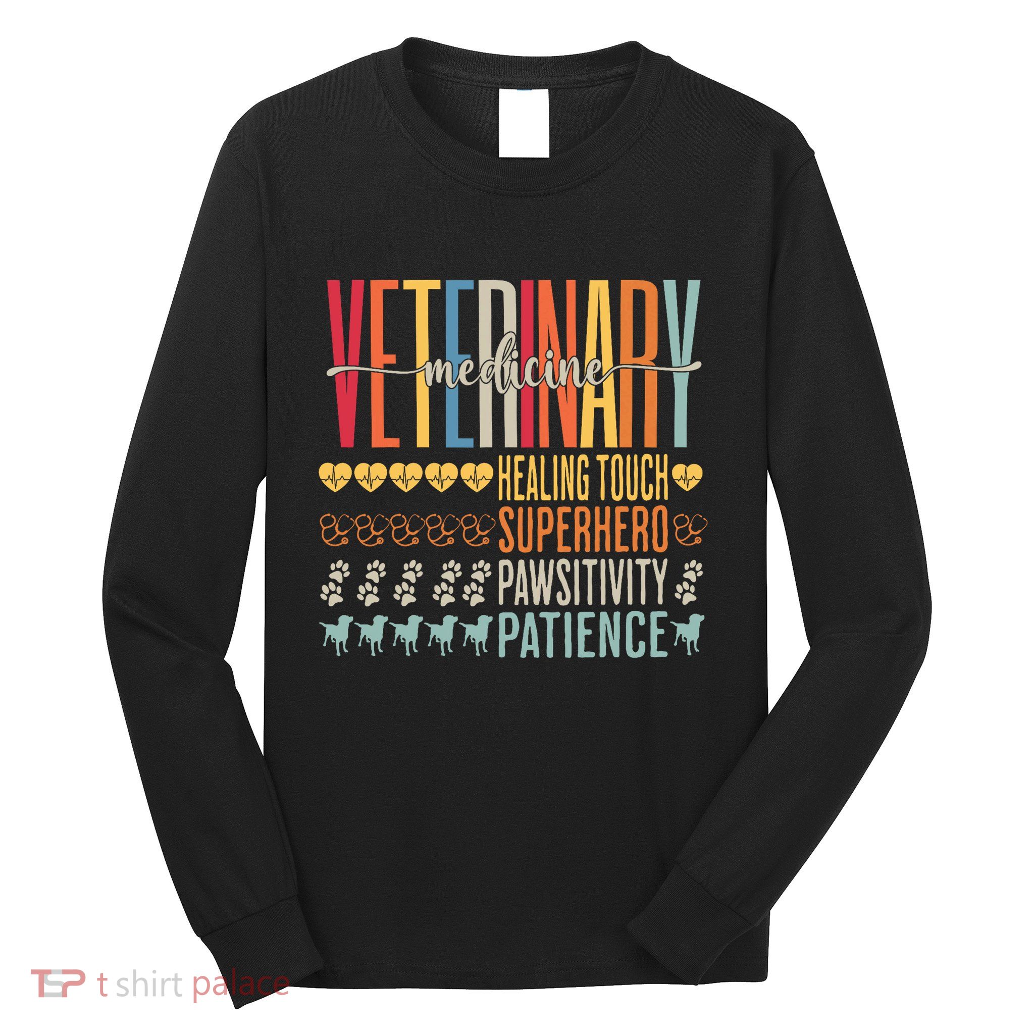 Vet Tech Gifts Veterinary Technician Gifts Appreciation Day Long Sleeve Shirt