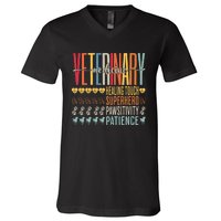 Vet Tech Gifts Veterinary Technician Gifts Appreciation Day V-Neck T-Shirt