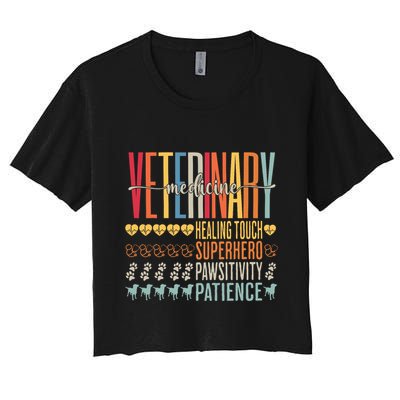 Vet Tech Gifts Veterinary Technician Gifts Appreciation Day Crop Top