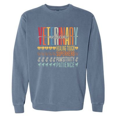 Vet Tech Gifts Veterinary Technician Gifts Appreciation Day Garment-Dyed Sweatshirt