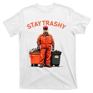 Vote Trump Garbage Man Stay Trashy 2024 Election President T-Shirt