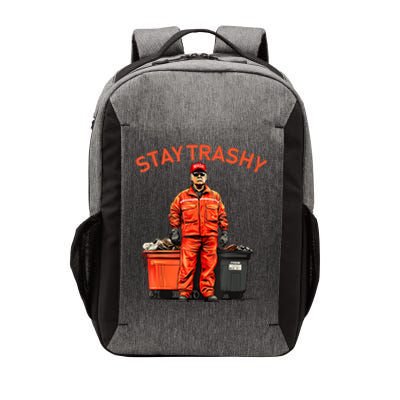 Vote Trump Garbage Man Stay Trashy 2024 Election President Vector Backpack