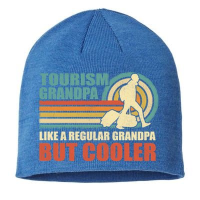 Vintage Tourism Grandpa Like A Regular Grandpa Fathers Day Gift Sustainable Beanie