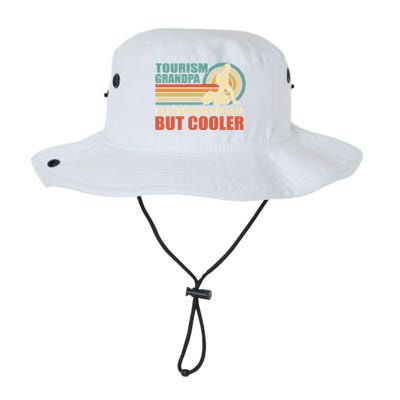 Vintage Tourism Grandpa Like A Regular Grandpa Fathers Day Gift Legacy Cool Fit Booney Bucket Hat