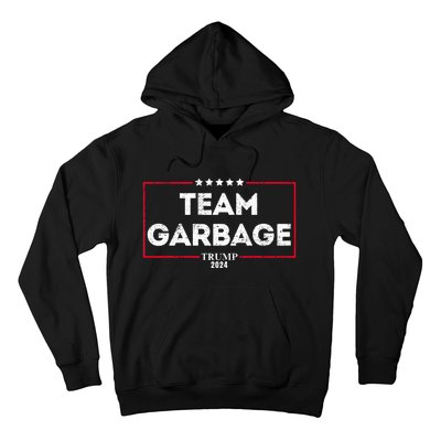 Vintage Team Garbage For Trump 2024 Hoodie