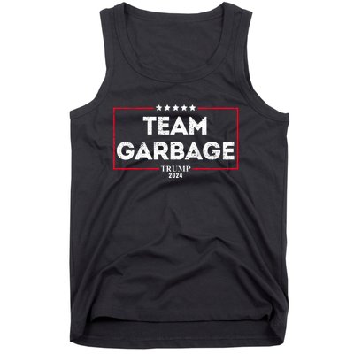 Vintage Team Garbage For Trump 2024 Tank Top