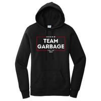 Vintage Team Garbage For Trump 2024 Women's Pullover Hoodie