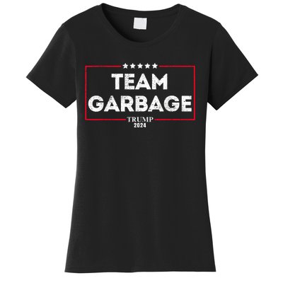 Vintage Team Garbage For Trump 2024 Women's T-Shirt