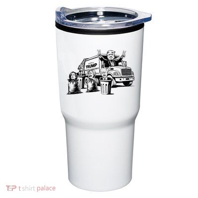 Vintage Trump Garbage Truck Waste Management 47th President Tumbler