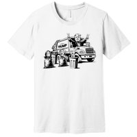 Vintage Trump Garbage Truck Waste Management 47th President Premium T-Shirt