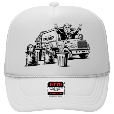 Vintage Trump Garbage Truck Waste Management 47th President Trucker Hat