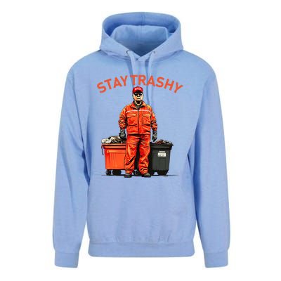 Vote Trump Garbage Man Stay Trashy 2024 Election President Unisex Surf Hoodie