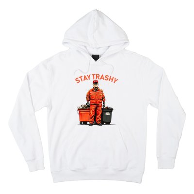 Vote Trump Garbage Man Stay Trashy 2024 Election President Hoodie