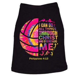 Volleyball Teen Girl Christian Christ Tie Dye Doggie Tank