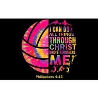 Volleyball Teen Girl Christian Christ Tie Dye Bumper Sticker