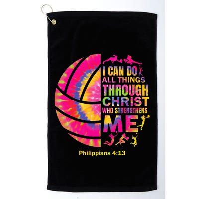 Volleyball Teen Girl Christian Christ Tie Dye Golf Towel