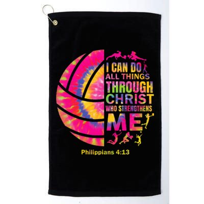 Volleyball Teen Girl Christian Christ Tie Dye Platinum Collection Golf Towel