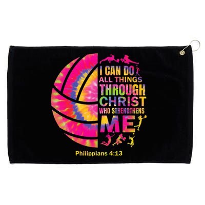 Volleyball Teen Girl Christian Christ Tie Dye Grommeted Golf Towel