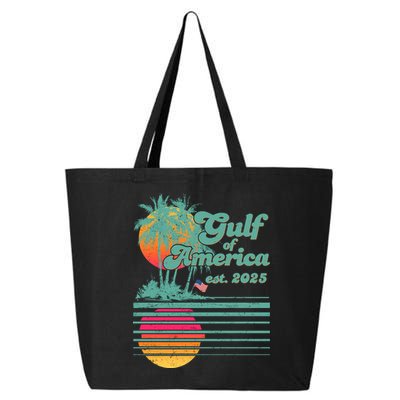 Vintage Tropical Gulf Of America Est 2025 25L Jumbo Tote