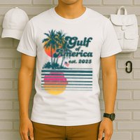 Vintage Tropical Gulf Of America Est 2025 T-Shirt