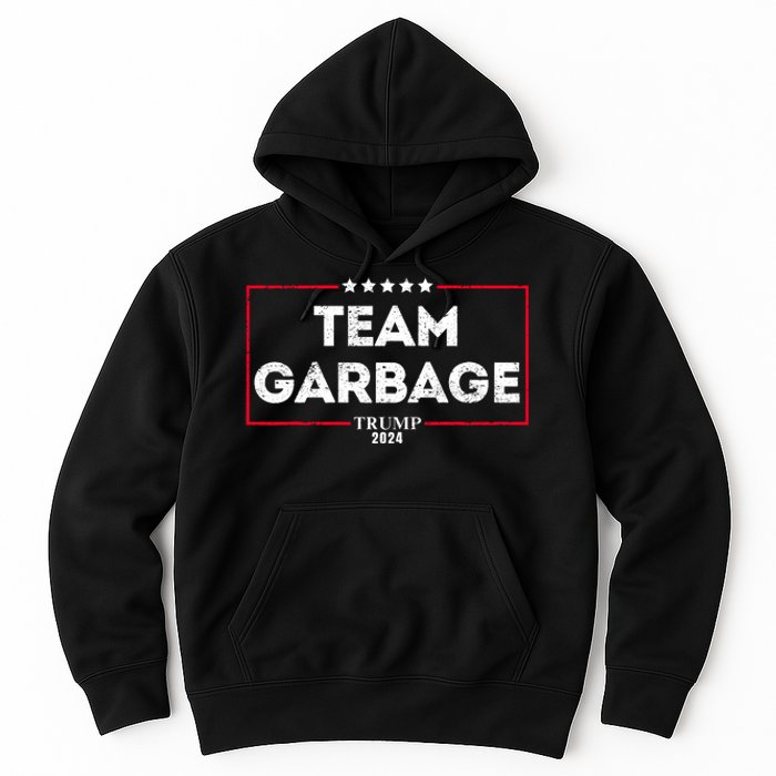 Vintage Team Garbage For Trump 2024 Hoodie