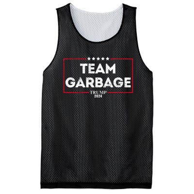 Vintage Team Garbage For Trump 2024 Mesh Reversible Basketball Jersey Tank