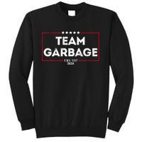 Vintage Team Garbage For Trump 2024 Tall Sweatshirt