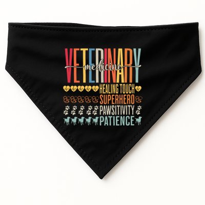 Vet Tech Gifts Veterinary Technician Gifts Appreciation Day USA-Made Doggie Bandana