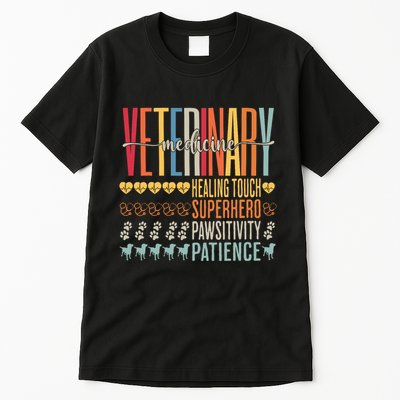 Vet Tech Gifts Veterinary Technician Gifts Appreciation Day Tall T-Shirt
